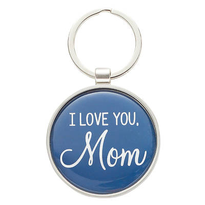 Picture of Keyring in Tin I Love You Mom