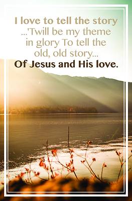 Picture of Of Jesus and His Love Bulletin (Pkg 100) General Worship
