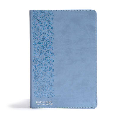 Picture of CSB (In)Courage Devotional Bible, Blue Leathertouch Indexed