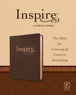 Picture of Inspire Catholic Bible NLT (Leatherlike, Dark Brown)
