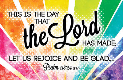 Picture of This is the Day Postcard - Psalm 118:24 (ESV) Package of 25