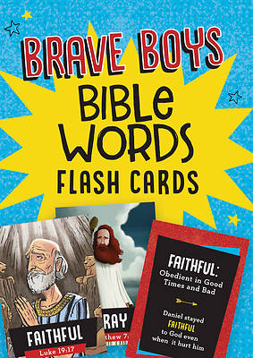 Picture of Brave Boys Bible Words Flash Cards