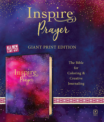 Picture of Inspire Prayer Bible Giant Print NLT (Leatherlike, Purple)