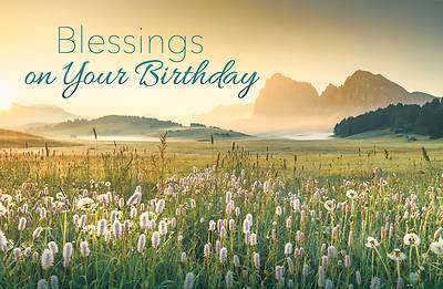 Adults Birthday Blessings on Your Postcards