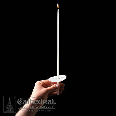 Cathedral Stearine 14" Congregational Tapers - Box of 100