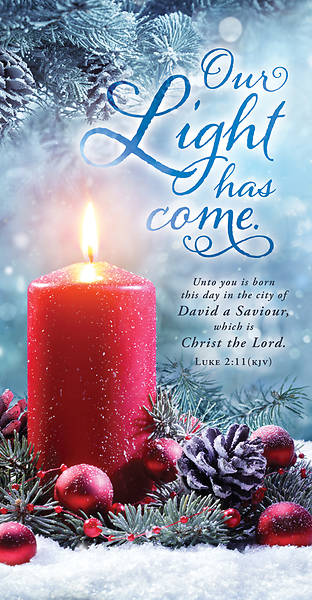 Our Light Has Come Christmas Offering Envelope