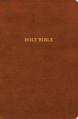 Picture of KJV Giant Print Reference Bible, Burnt Sienna Leathertouch, Indexed