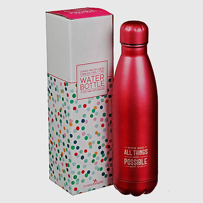 Picture of All Things Are Possible Stainless Steel Water Bottle