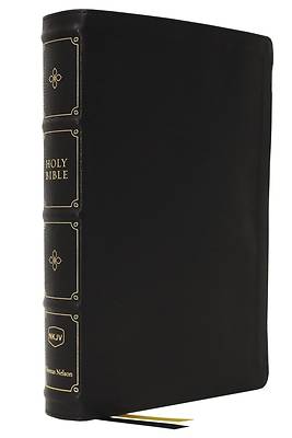 Picture of Nkjv, Large Print Verse-By-Verse Reference Bible, MacLaren Series, Leathersoft, Black, Comfort Print