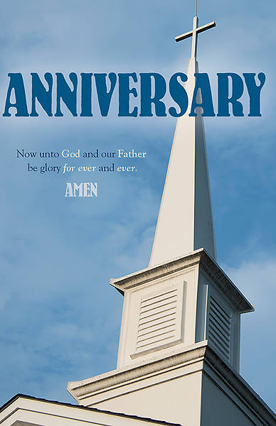 Picture of Now Unto God Church Anniversary Regular Size Bulletin