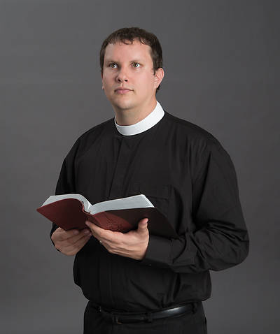 Picture of Reliant Long Sleeve Neckband Clergy Shirt