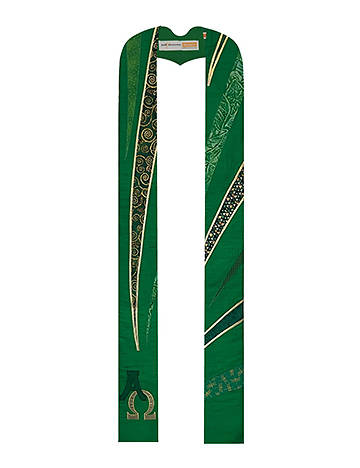 Picture of Jeff Wunrow River of Life Stole Green - 96"