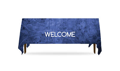Picture of Adornment Welcome Table Throw