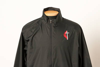 Picture of UMC Windbreaker with Cross and Flame Black - Medium