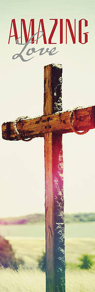 Picture of Amazing Love Cross 2' x 6' Banner