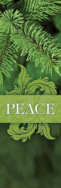Picture of Together for the Holidays Peace 2' x 6' Banner