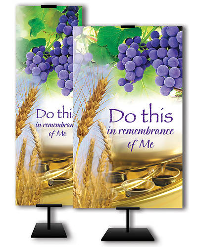 Picture of Do This In Remembrance of Me Communion Banner