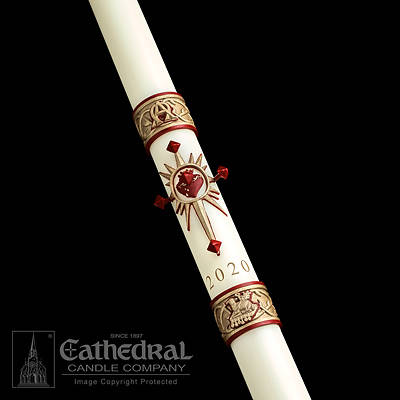 Picture of Cathedral Sacred Heart Paschal Candle