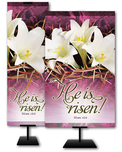 Picture of He is Risen Easter Banner