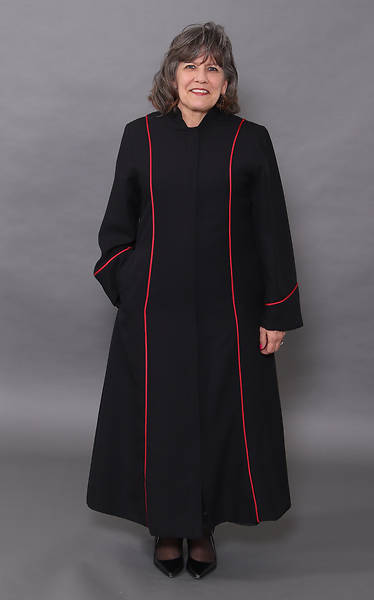 Picture of Abbott Hall Black Celeste 5 Women's Speedship Pulpit Robe