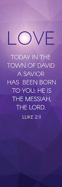 Picture of Love Luke 2 Advent Banner
