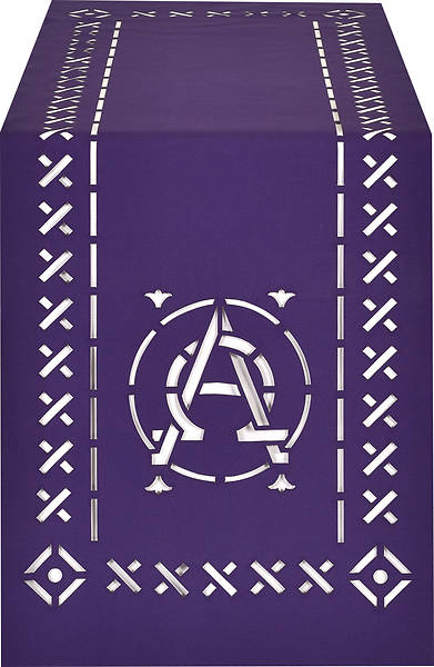 Picture of PraiseBanners Ecclesiastical Collection Alpha Omega Altar Overlay