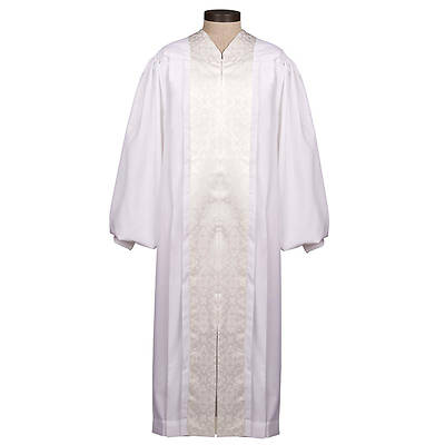 Picture of Murphy Jacquard Panels Pulpit Robe White