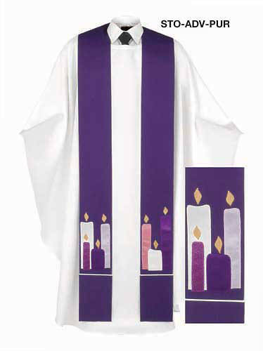 Picture of Advent and Lenten Candles Stole