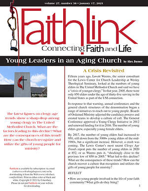 Faithlink - Young Leaders in an Aging Church (01/17/2021)