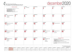 Official United Methodist Program Calendar 2021 | Cokesbury