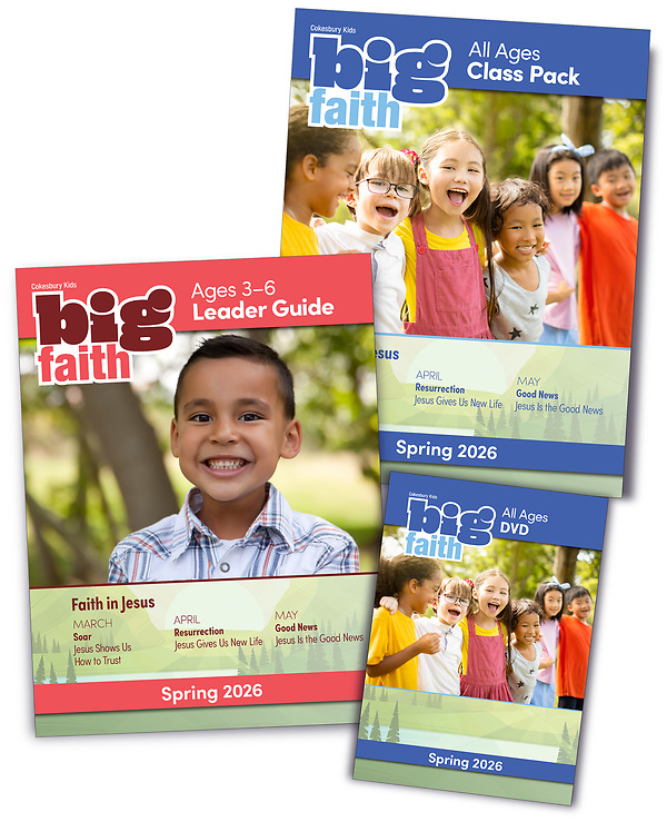 Cokesbury Kids Big Faith Spring 2026 Leader Kit Ages 3-6