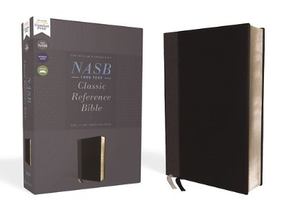 Picture of Nasb, Classic Reference Bible, Leathersoft, Black, Red Letter, 1995 Text, Comfort Print