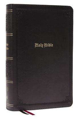 Picture of Kjv, End-Of-Verse Reference Bible, Personal Size Large Print, Leathersoft, Black, Red Letter, Comfort Print