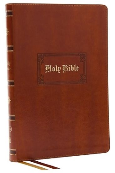 Picture of KJV Bible, Giant Print Thinline Bible, Vintage Series, Leathersoft, Tan, Red Letter, Comfort Print