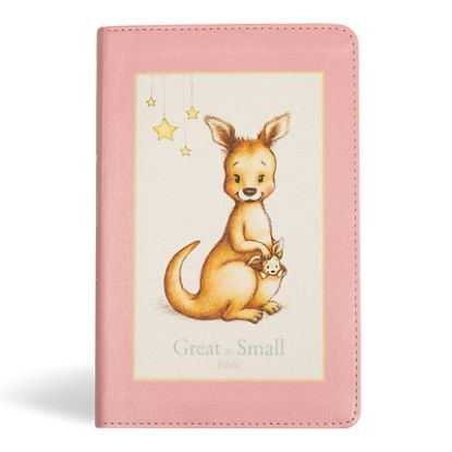 Picture of KJV Great and Small Bible, Pink Leathertouch