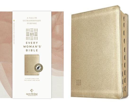 Picture of NLT Every Woman's Bible, Filament-Enabled Edition (Leatherlike, Soft Gold, Indexed)