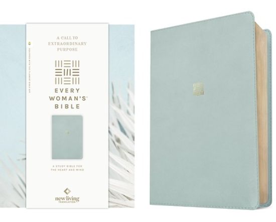 Picture of NLT Every Woman's Bible, Filament-Enabled Edition (Leatherlike, Sky Blue)