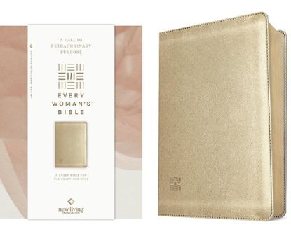 Picture of NLT Every Woman's Bible, Filament-Enabled Edition (Leatherlike, Soft Gold)