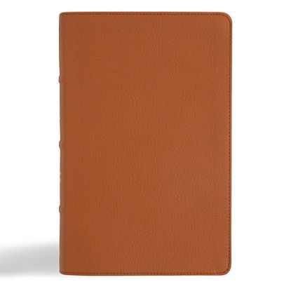 Picture of NASB Single-Column Personal Size Bible, Tan Genuine Leather