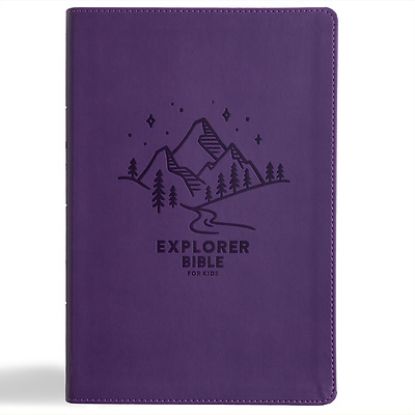 Picture of KJV Explorer Bible for Kids, Purple Leathertouch, Indexed