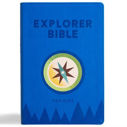 Picture of KJV Explorer Bible for Kids, Royal Blue Leathertouch