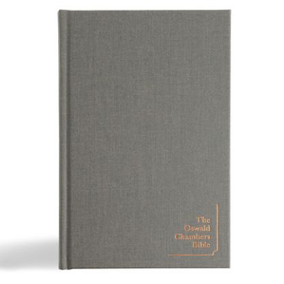 Picture of CSB Oswald Chambers Bible, Cloth Over Board