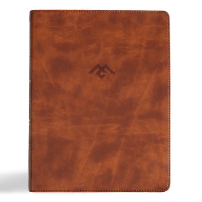Picture of CSB Men of Character Bible, Revised and Updated, Brown Leathertouch