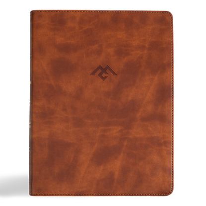Picture of CSB Men of Character Bible, Revised and Updated, Brown Leathertouch, Indexed