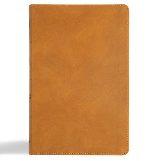 Picture of CSB Thinline Bible, Digital Study Edition, Camel Suedesoft Leathertouch