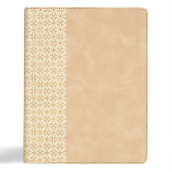 Picture of CSB Notetaking Bible, Expanded Reference Edition, Crème Suedesoft Leathertouch