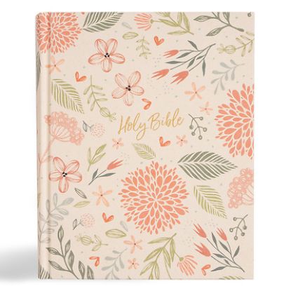 Picture of CSB Notetaking Bible, Expanded Reference Edition, Floral Cloth Over Board
