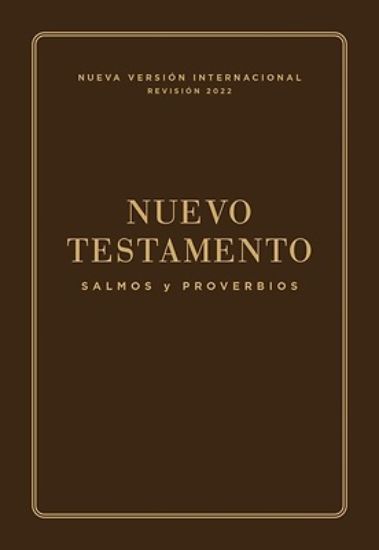 Picture of Nvi, Nuevo Testamento de Bolsillo, Con Salmos Y Proverbios, Leatherflex, Café