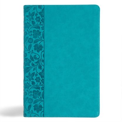 Picture of KJV Giant Print Reference Bible, Teal Leathertouch, Indexed