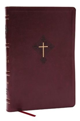 Picture of Rsv2ce, Thinline Large Print Catholic Bible, Crimson Leathersoft, Comfort Print